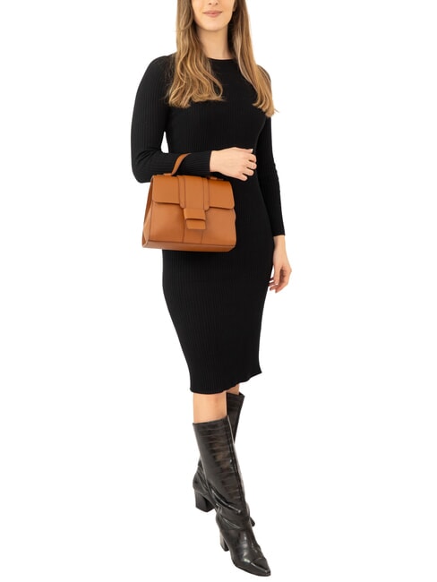 SABRINA Elegant dollar leather handbag dark leather - Women&rsquo;s Bags