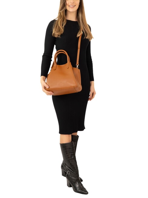 ALICE Leather handbag with shoulder strap dark leather - Women&rsquo;s Bags