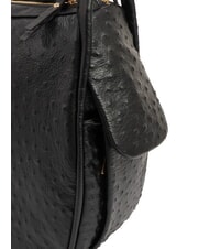 LESAC TRIO Ostrich leather backpack black ostrich - Women&rsquo;s Bags - 7