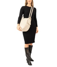 LESAC TRIO Ostrich leather backpack white ostrich - Women&rsquo;s Bags - 5