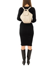 LESAC TRIO Ostrich leather backpack white ostrich - Women&rsquo;s Bags - 6