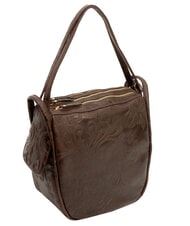 LESAC TRIO Damask leather satchel backpack damask brown - Women&rsquo;s Bags - 3