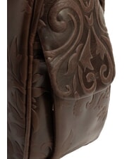 LESAC TRIO Damask leather satchel backpack damask brown - Women&rsquo;s Bags - 7