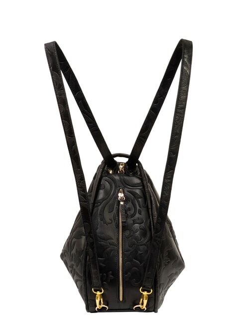 TRIO Damask leather satchel backpack black damask - Women&rsquo;s Bags