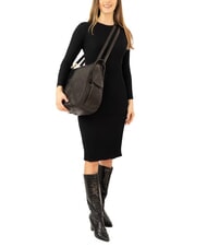 LESAC TRIO Damask leather satchel backpack black damask - Women&rsquo;s Bags - 5