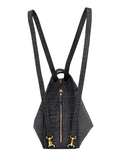 TRIO Crocodile leather backpack coconut blue - Women&rsquo;s Bags