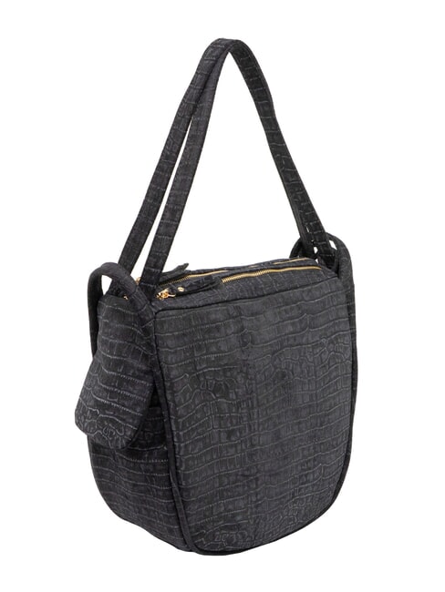 TRIO Crocodile leather backpack coconut blue - Women&rsquo;s Bags