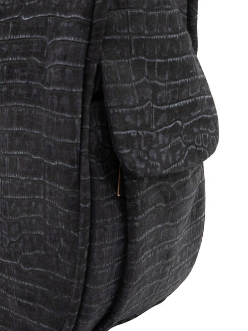 TRIO Crocodile leather backpack coconut blue - Women&rsquo;s Bags