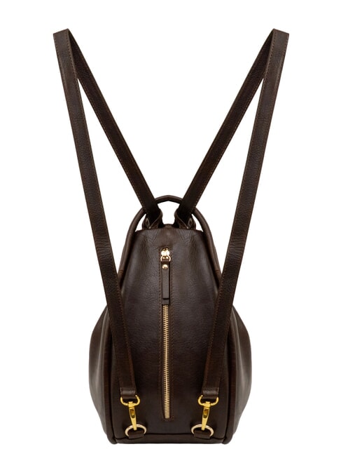 TRIO Nappa leather satchel backpack coffee - Women&rsquo;s Bags