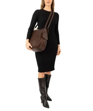 LESAC TRIO Nappa leather satchel backpack coffee - Women&rsquo;s Bags - 5