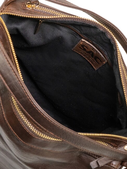 TRIO Nappa leather satchel backpack coffee - Women&rsquo;s Bags