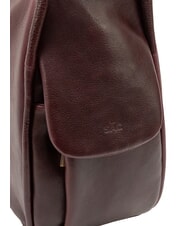 LESAC TRIO Nappa leather satchel backpack dark burgundy - Women&rsquo;s Bags - 7