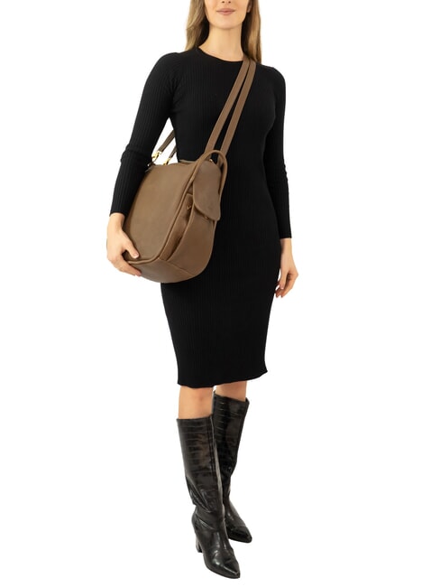 TRIO Nappa leather satchel backpack turtledove - Women&rsquo;s Bags