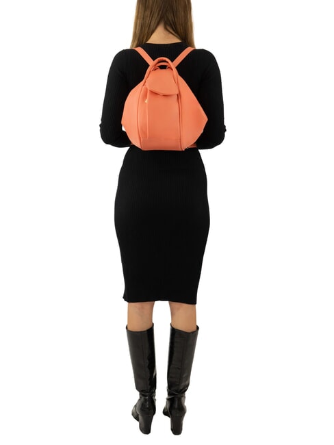 TRIO Nappa leather satchel backpack coral - Women&rsquo;s Bags