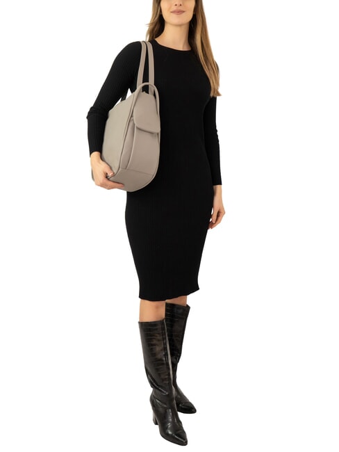 TRIO Nappa leather satchel backpack grey - Women&rsquo;s Bags