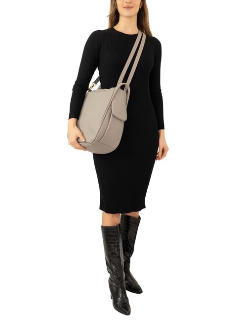 TRIO Nappa leather satchel backpack grey - Women&rsquo;s Bags