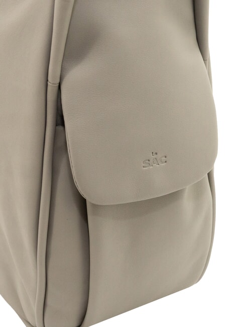 TRIO Nappa leather satchel backpack grey - Women&rsquo;s Bags