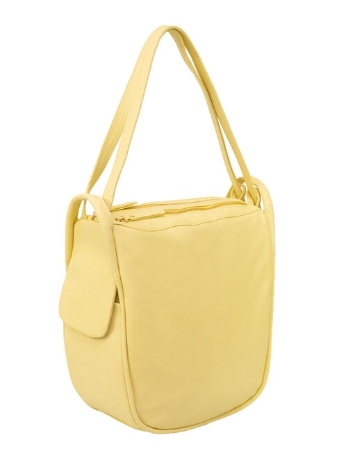 TRIO Nappa leather satchel backpack yellow - Women&rsquo;s Bags