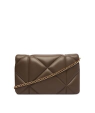 LOVE MOSCHINO EMBOSSED Shoulder bag with flap mud - Women&rsquo;s Bags - 2