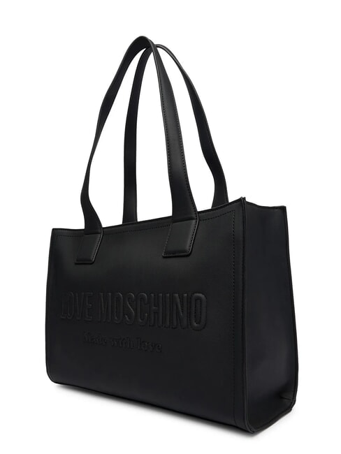 SIGNATURE LOVE Shoulder shopping bag Black - Women&rsquo;s Bags