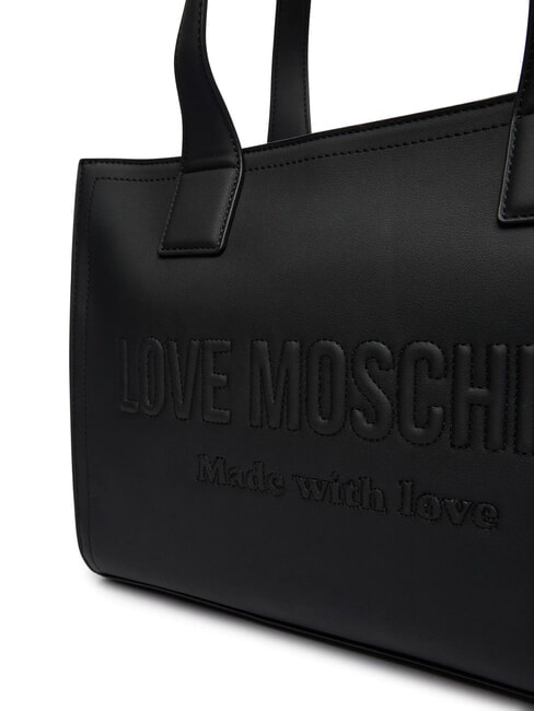 SIGNATURE LOVE Shoulder shopping bag Black - Women&rsquo;s Bags