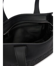 LOVE MOSCHINO SIGNATURE LOVE Shoulder shopping bag Black - Women&rsquo;s Bags - 5