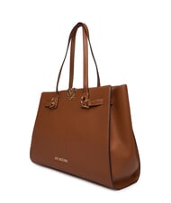 LOVE MOSCHINO SOFT SCULPT Shoulder shopping bag LEATHER - Women&rsquo;s Bags - 2