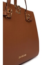 LOVE MOSCHINO SOFT SCULPT Shoulder shopping bag LEATHER - Women&rsquo;s Bags - 3