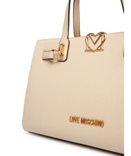 LOVE MOSCHINO SOFT SCULPT Handbag with shoulder strap ivory - Women&rsquo;s Bags - 3