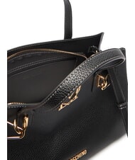 LOVE MOSCHINO SOFT SCULPT Handbag with shoulder strap Black - Women&rsquo;s Bags - 5