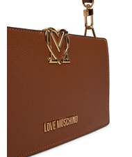LOVE MOSCHINO SOFT SCULPT Shoulder bag LEATHER - Women&rsquo;s Bags - 3