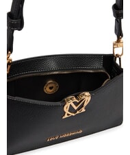 LOVE MOSCHINO SOFT SCULPT Shoulder bag Black - Women&rsquo;s Bags - 5