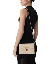 LOVE MOSCHINO HEART TURNLOCK Small shoulder bag ivory - Women&rsquo;s Bags - 5