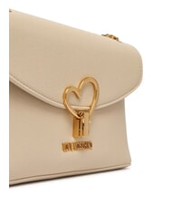 LOVE MOSCHINO HEART TURNLOCK Convertible shoulder bag ivory - Women&rsquo;s Bags - 3