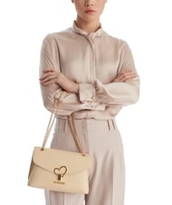 LOVE MOSCHINO HEART TURNLOCK Convertible shoulder bag ivory - Women&rsquo;s Bags - 5