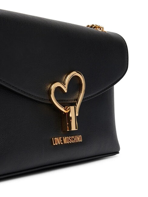 HEART TURNLOCK Convertible shoulder bag Black - Women&rsquo;s Bags
