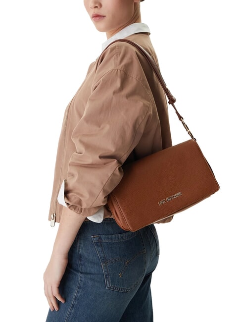 JEWEL Shoulder bag with flap LEATHER - Women&rsquo;s Bags