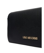 LOVE MOSCHINO JEWEL Shoulder bag with flap Black - Women&rsquo;s Bags - 3