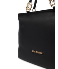 LOVE MOSCHINO JEWEL Shoulder tote bag Black - Women&rsquo;s Bags - 3