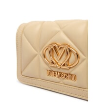 LOVE MOSCHINO EMBOSSED Mini metal shoulder bag butter - Women&rsquo;s Wallets - 3