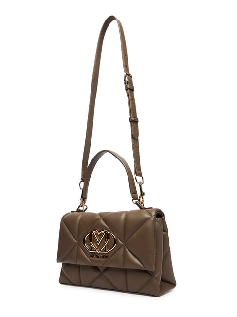 EMBOSSED Briefcase bag with shoulder strap mud - Women&rsquo;s Bags