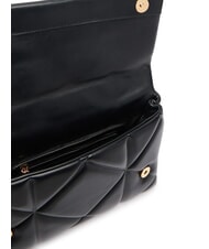 LOVE MOSCHINO EMBOSSED Briefcase bag with shoulder strap Black - Women&rsquo;s Bags - 6