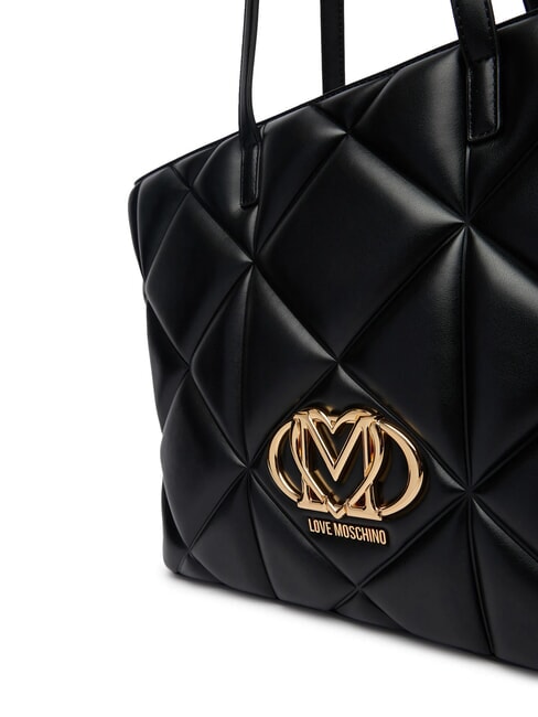 EMBOSSED Shoulder shopping bag Black - Women&rsquo;s Bags