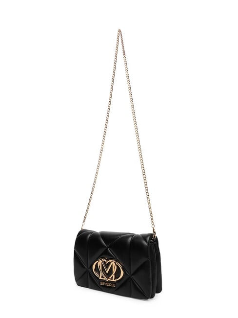 EMBOSSED Shoulder bag with flap Black - Women&rsquo;s Bags