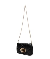 LOVE MOSCHINO EMBOSSED Shoulder bag with flap Black - Women&rsquo;s Bags - 4