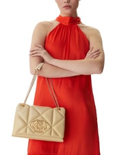 LOVE MOSCHINO EMBOSSED Convertible shoulder bag butter - Women&rsquo;s Bags - 5