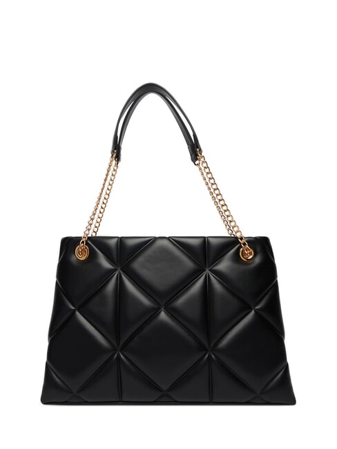 EMBOSSED Shoulder bag with chain handles Black - Women&rsquo;s Bags