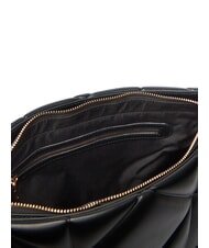 LOVE MOSCHINO EMBOSSED Shoulder bag with chain handles Black - Women&rsquo;s Bags - 6