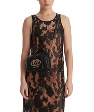 LOVE MOSCHINO EMBOSSED Camera case bag Black - Women&rsquo;s Bags - 5