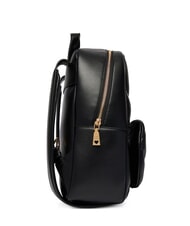 LOVE MOSCHINO EMBOSSED Backpack with pocket Black - Women&rsquo;s Bags - 3